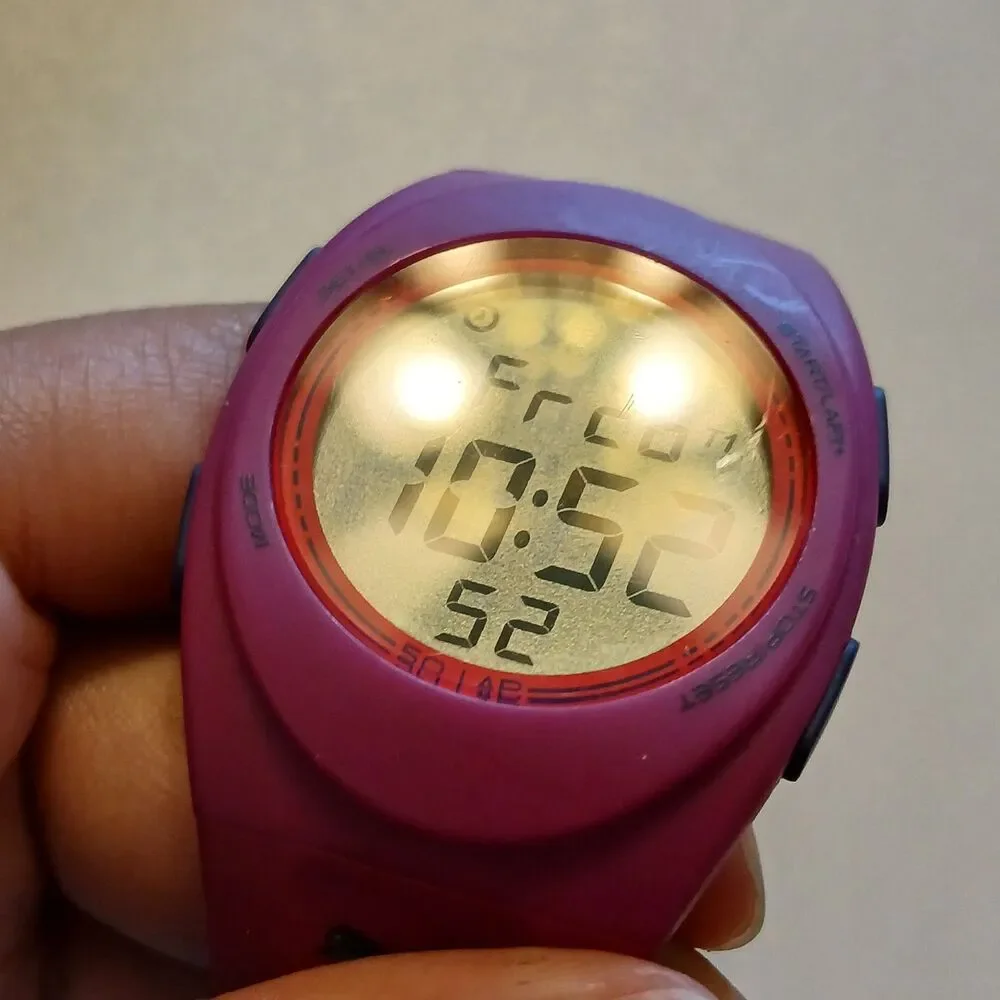 Puma Digital Sports Women's Watch Purple Pink 50 Lap 37mm 911012003
